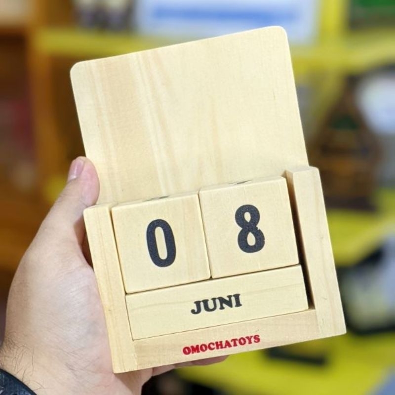 

Kalender Abadi Kayu - Mainan Edukasi Kayu
