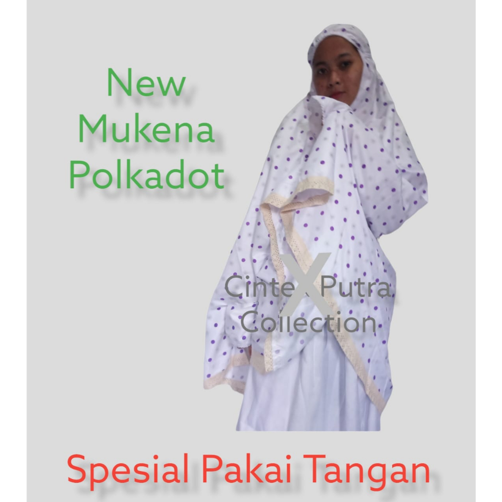 Mukena polkadot