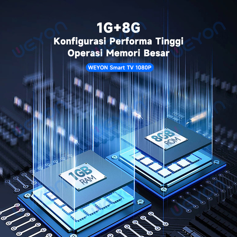 Weyon TV Android 32 inch Smart TV Full HD Digital TV Dolby Audio Youtube/Netflix WIFI 3 Tahun garansi