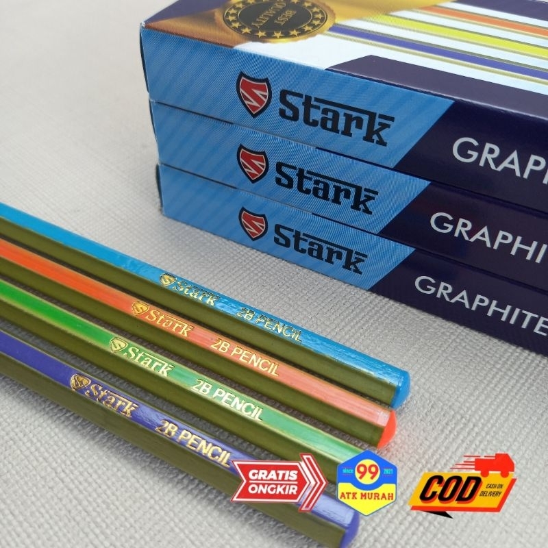 GRAPHITE PENCIL 2b/Pensil murah/atk/alat tulis/pensil