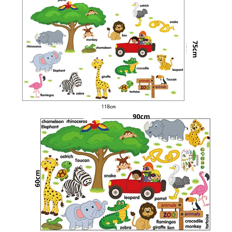 WALLSTICKER B 20 WALL WALLSTIKER STICKER STIKER TEMPELAN HIASAN DINDING BINATANG ANIMAL KAMAR RUANG TIDUR ANAK ANAK PREMPUAN COWOK CEWEK DEKORASI RUMAH POHON MOBIL MERAH TEMPELAN DEKOR DECOR TEMBOK KERAMIK KRAMIK JENDELA  PINTU KACA LEMARI @banyak