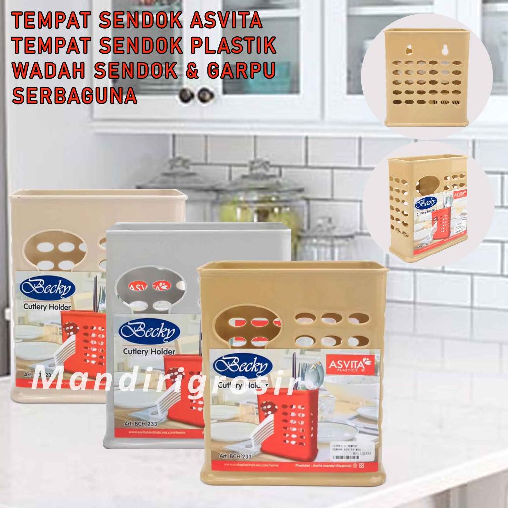 Tempat Sendok &amp; Garpu Becky* Tempat Sendok Asvita* Cutlery Holder* BCH-223