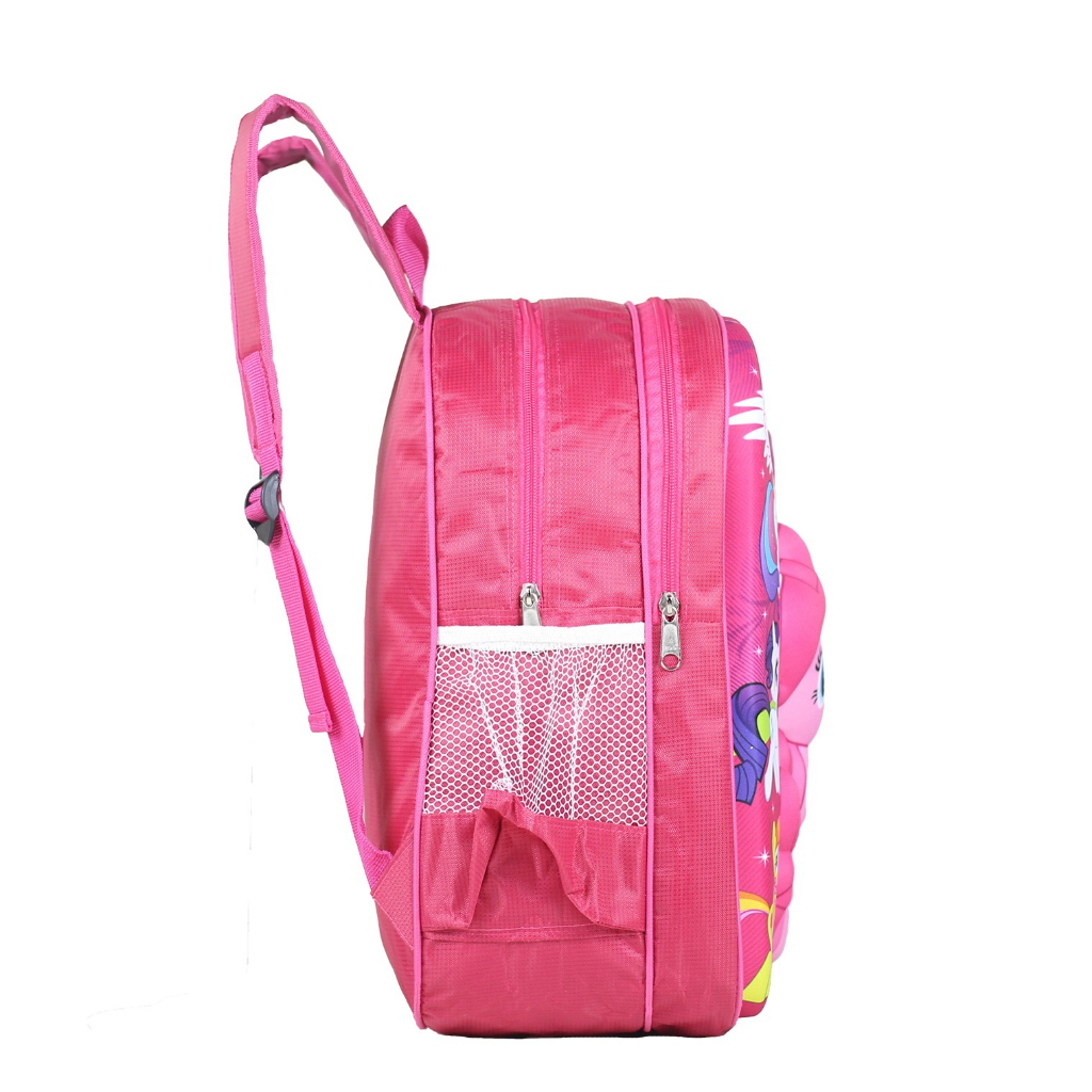 Tas Anak Perempuan Little Pony EMBOSS 3D Warna Pink Ransel Anak Cewek Terbaru Tas Sekolah TK PAUD SD Ngaji Les Piknik TPA TPQ Kapasitas Besar Jahitan Kuat Awet