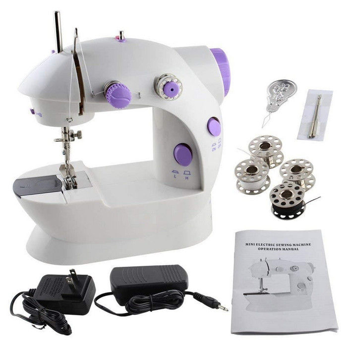 Mesin Jahit Mini Serbaguna + Lampu Mini Sewing Machine Best Quality