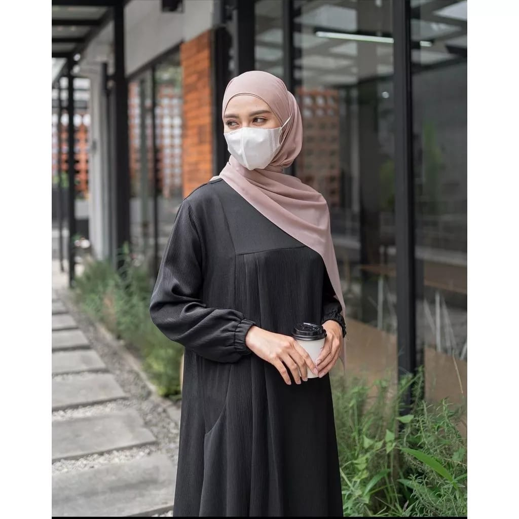 HD16: BISA COD [WAZKA DRESS][ GAMIS TERBARU BAHAN CRINGKLE AIRFLOW ORI PREMIUM] [FASHION MUSLIM  TERBARU 2023] [GAMIS POLOS BUSUI KEKINIAN ]  BAJU WANITA MUSLIMAH TERLARIS KEKINIAN] [DRESS KONDANGAN BEST SELLER] [ SIZE S, M, L, XL] PAKAIAN WANITA MASAKINI