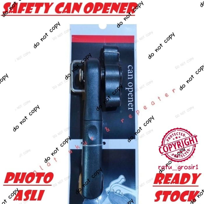 Safety Can Opener Alat Pembuka Kaleng Aman Side Cut Sealed Stainless