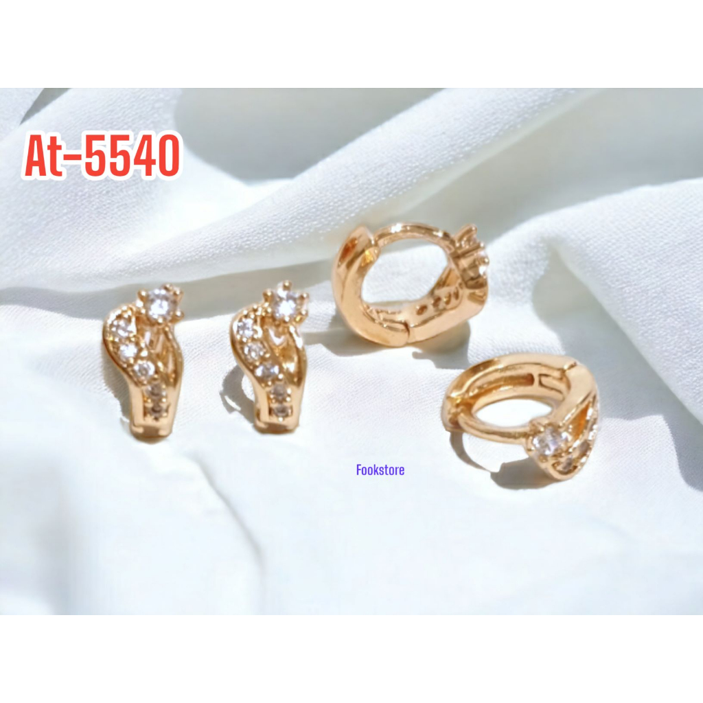 ANTING CLIP BAYI/ANAK PEREMPUAN ANTI ALERGI/AT-5540