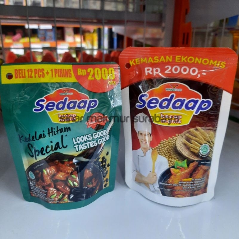 

KECAP SEDDAP / Kecap Manis Kedelai Hitam Special Kemasan Refill ukuran 60 dan 63Ml