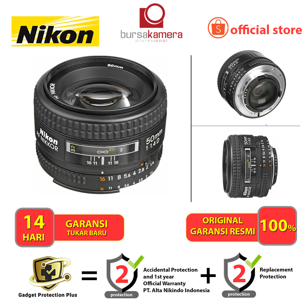 Nikon AF NIKKOR 50mm f/1.4D Camera