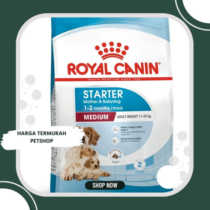 GROSIR ROYAL CANIN MEDIUM STARTER 4KG - CAT FOOD