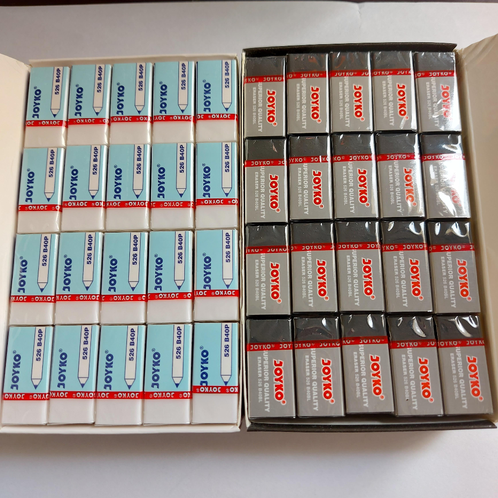 

JOYKO Penghapus Pensil - Eraser Pencil Putih B40P dan Hitam B40BL