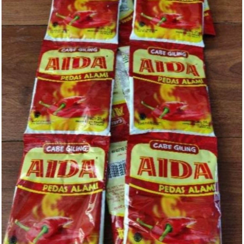 

AIDA cabai bubuk sachet 25grm/pcs