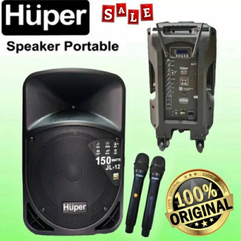 Speaker Portable Trolley Huper JL - 12 | 12 inch