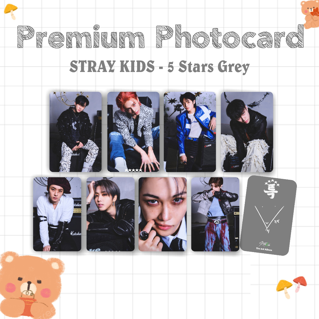 PC PHOTOCARD PREMIUM STRAY KIDS - MANIAC - YOUR EYES - CIRCUS - 5 stars