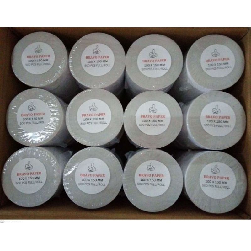 

STICKER LABEL THERMAL UKURAN 100x150x500pcs alas kertas / 100x150x300pcs Harga PERDUS___206