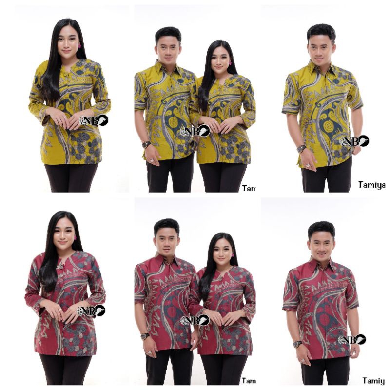 BAJU BATIK WANITA MODERN MONALISA GENES M, L, XL asli PEKALONGAN