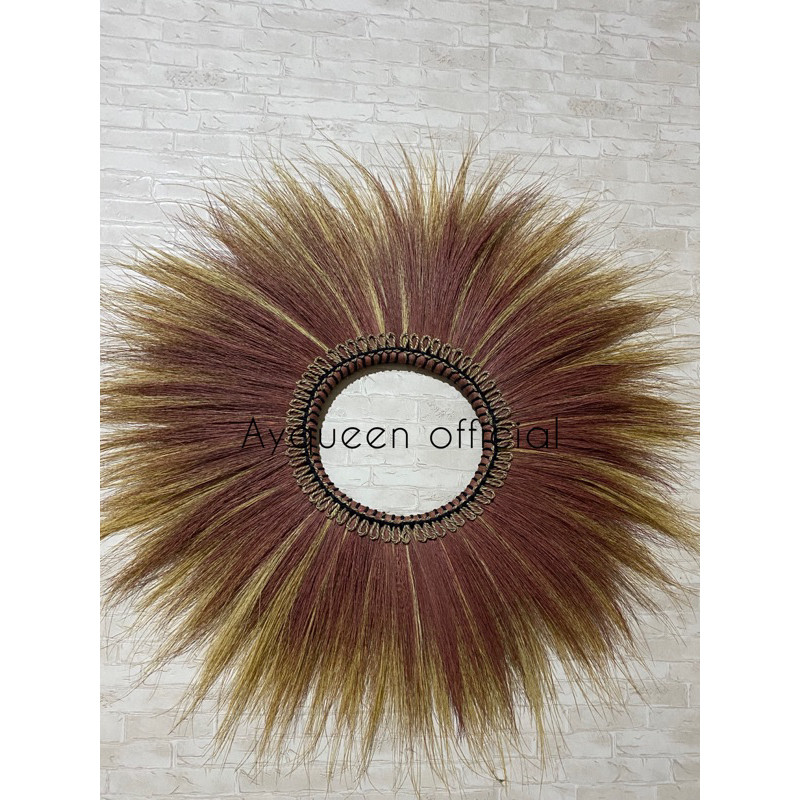 Besar 100 cm WALL DECOR RAYUNG BULAT FRAME KACA HIASAN DINDING