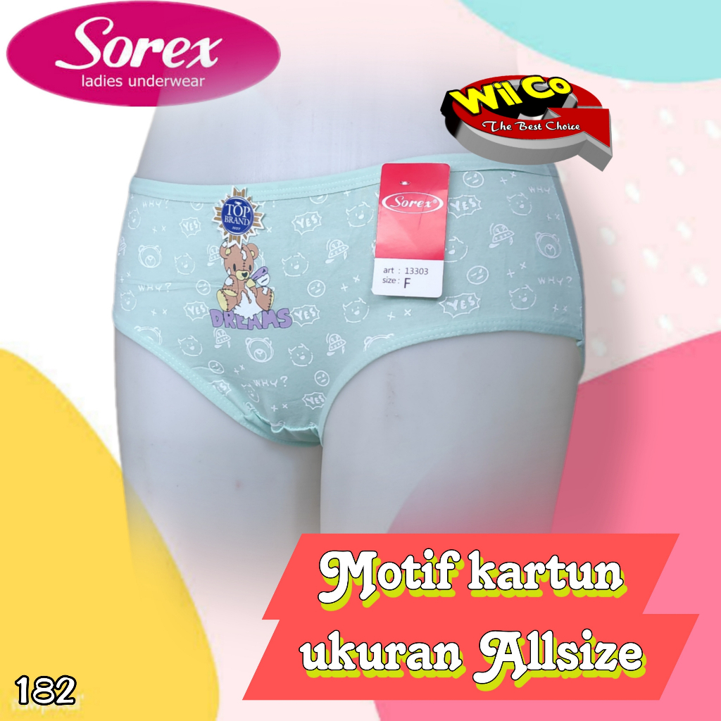 K182 - CELANA DALAM REMAJA CD WANITA PAKAIAN DALAM REMAJA SOREX FREE SIZE