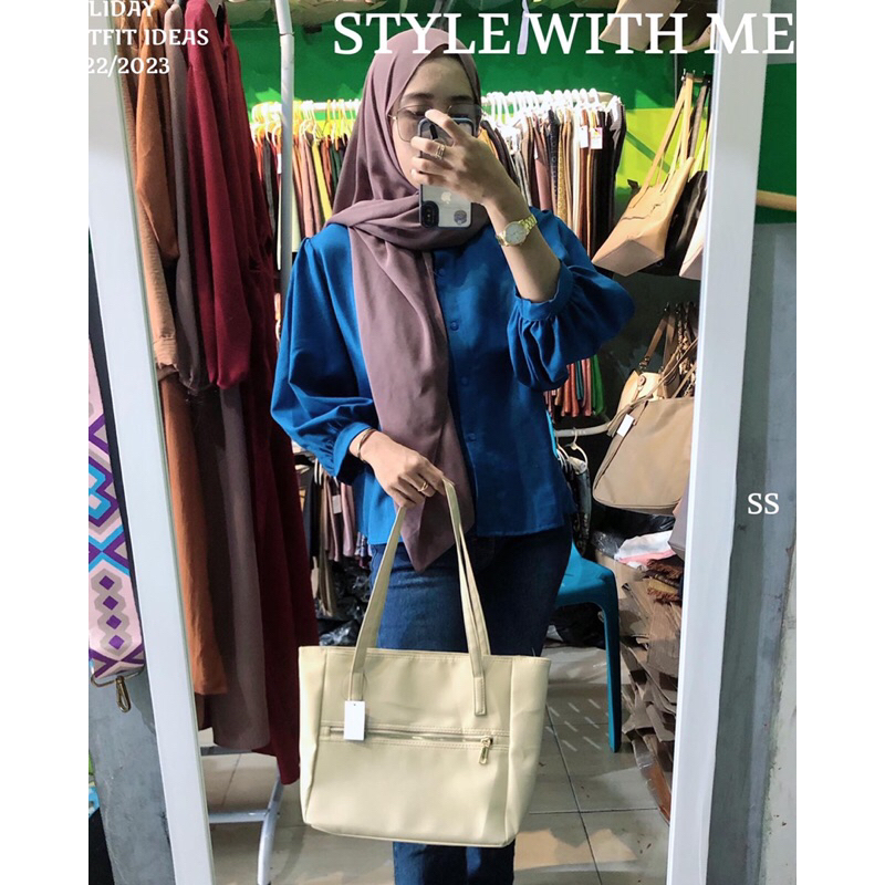 SHOPER ZIPPER BY AQILLA BAGS