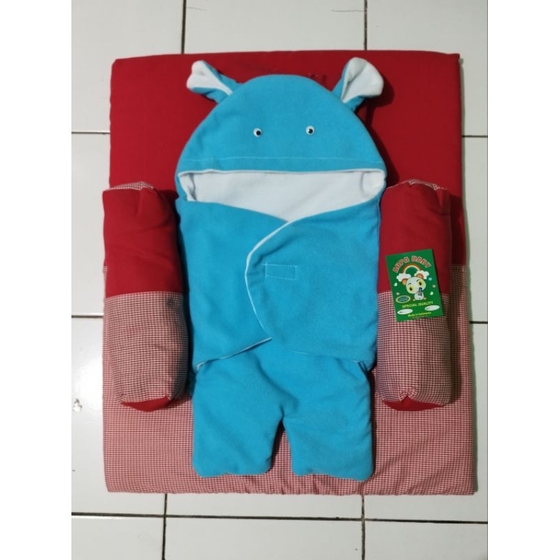 paket hemat kasur matras dan selimut bayi bulu lembut