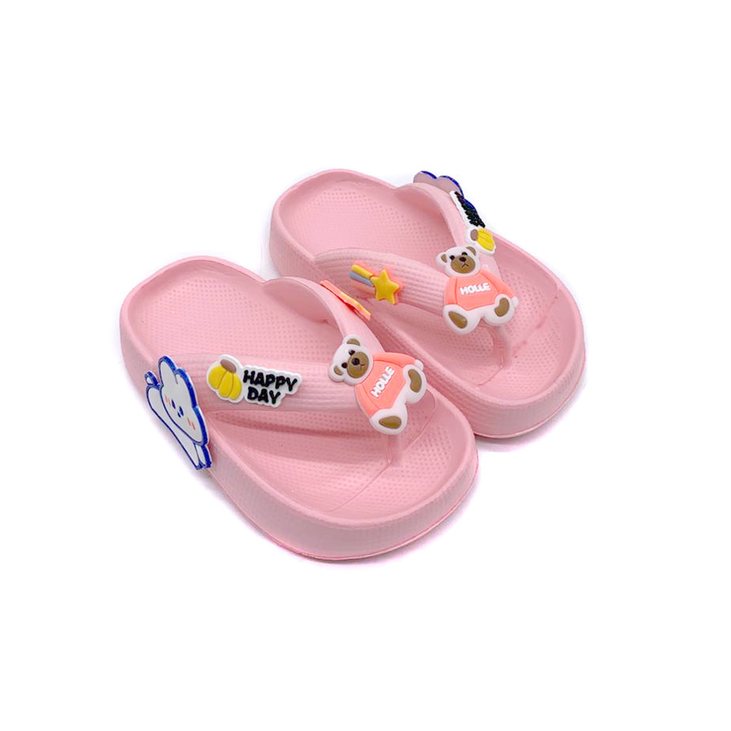 Sandal Jepit Lucu Sendal Jepit Anak Perempuan Bahan Karet Size 24-29