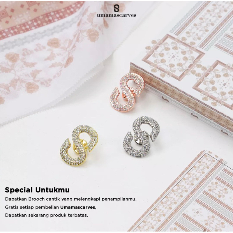 Jilbab Voal Motif UMAMA SCRAVES BOX | Voal Premium UMAMA BOX