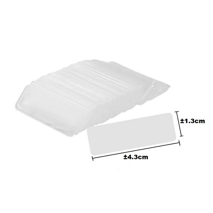 A455 BOX STICKER DOUBLE TAPE GEL 2 SISI 1 box isi 60 pcs pc isolasi bening stiker perekat dinding wall tembok kaca keramik tanpa bekas double side sided perekat alat pertukangan renovasi rumah perlengkapan lem lengket pvc transparan transparant pak pack