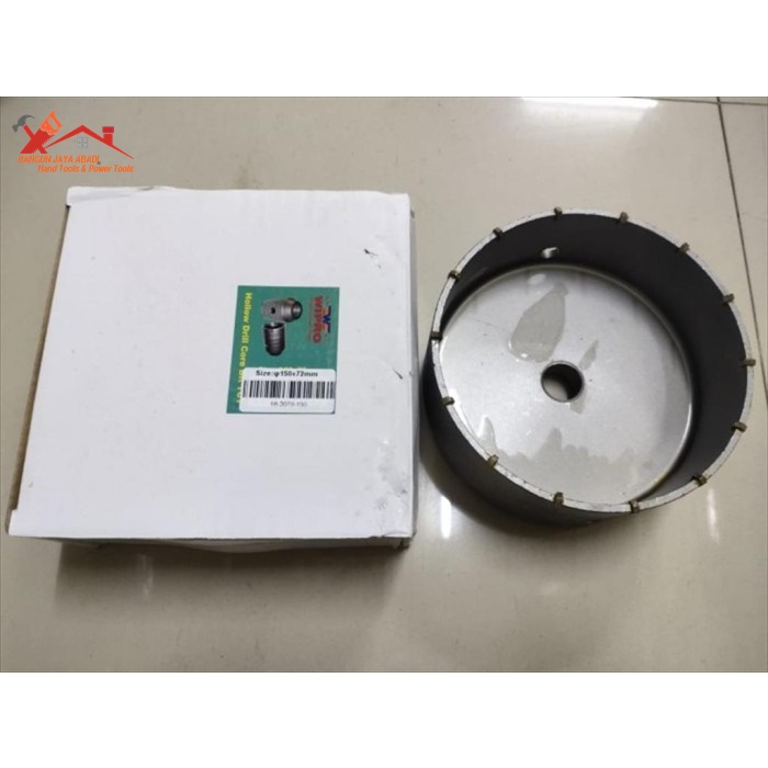 Hole Saw Mata Bor Tembok Beton Hollow Drill TCT Bit 150mm Wipro BJA