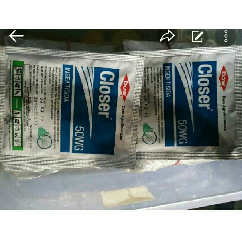 obat pertanian insektisida closer 7,5g