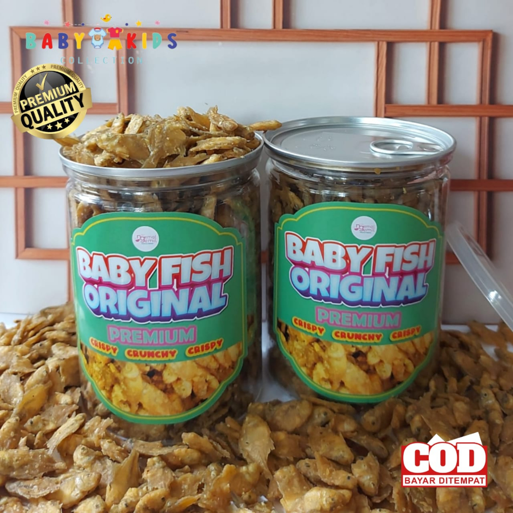 

Can Snack Baby Fish Bumbu Asin Cemilan Ikan Crispy Original Kualitas Premium