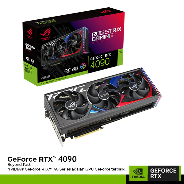 VGA ASUS GeForce RTX 4090 ROG STRIX OC 24GB GDDR6X | RTX4090 24G DDR6X