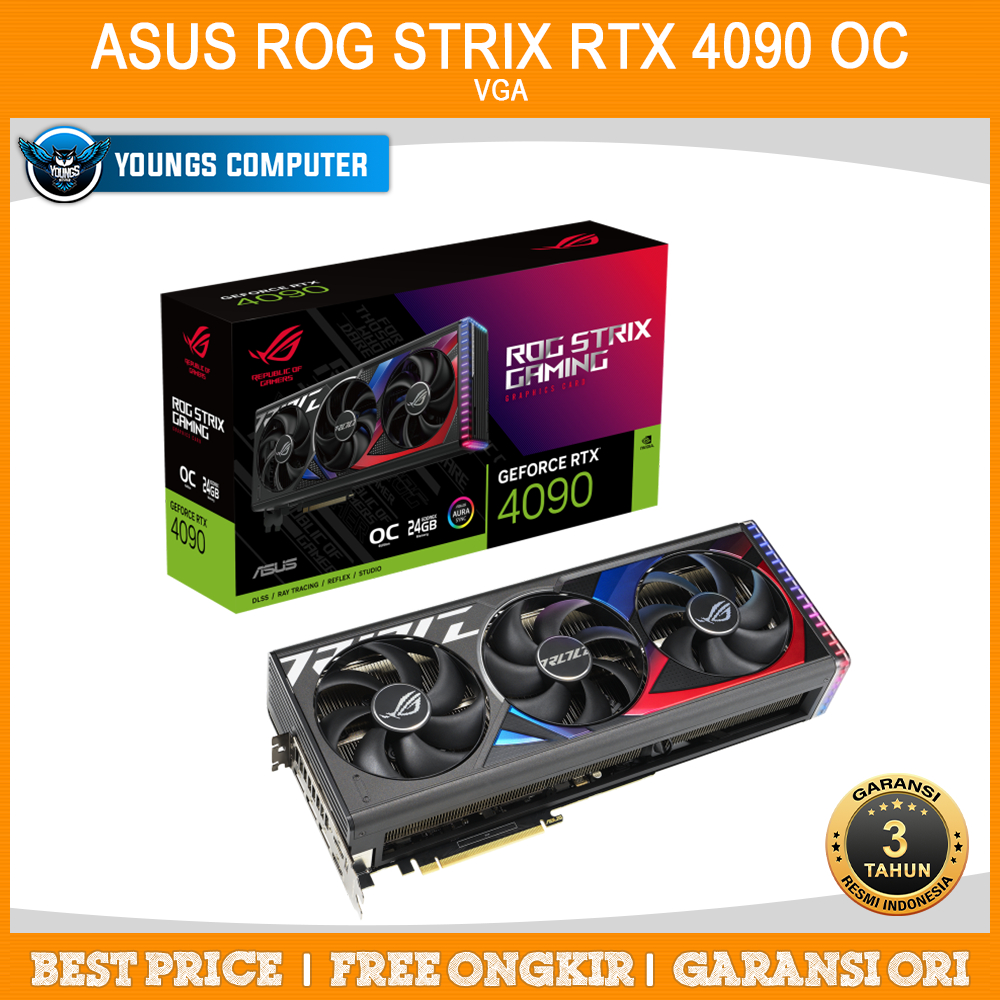 VGA ASUS GeForce RTX 4090 ROG STRIX OC 24GB GDDR6X | RTX4090 24G DDR6X