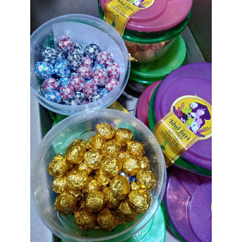 

joger toples coklat emas isi 50 pcs