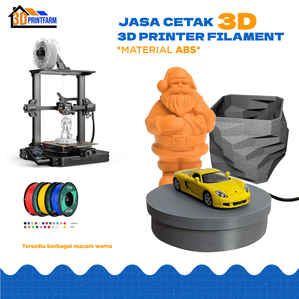 3D Print Custom ABS / Cetak 3 Dimensi Material ABS