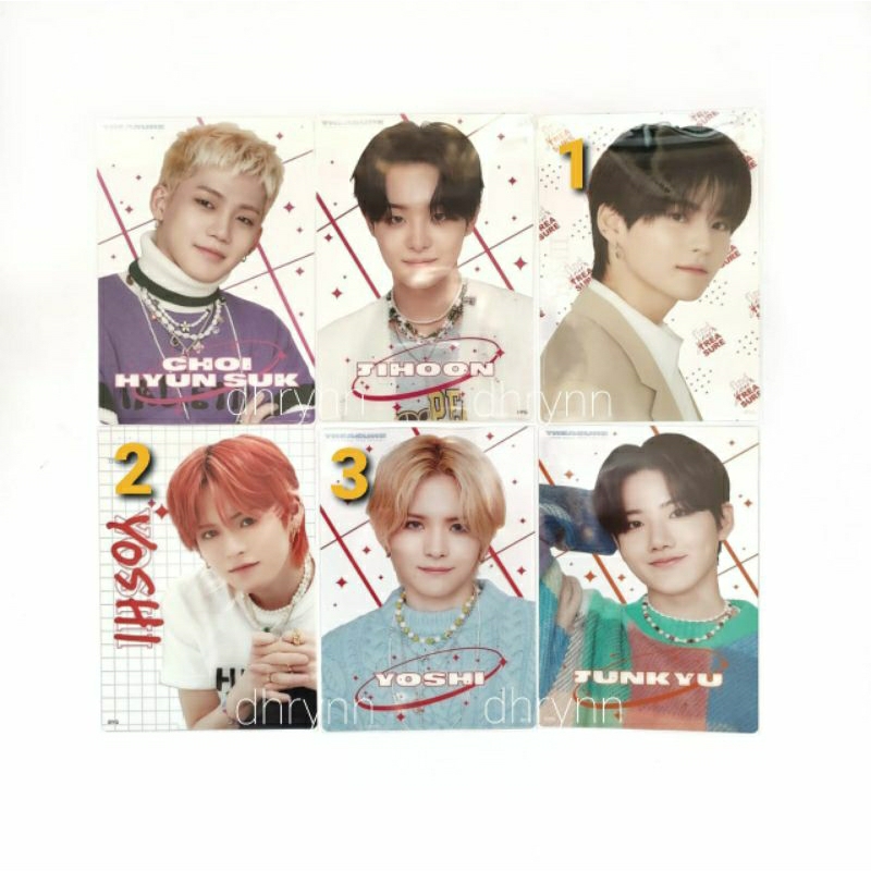 OFFICIAL - TREASURE JAPAN MD TRANSPARENT CLEAR CARD