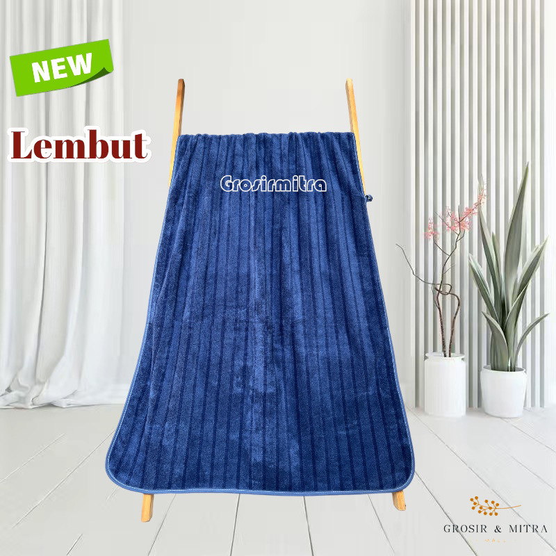 Handuk Mandi Dewasa Unisex Handuk Jumbo Handuk Besar Perlengkapan Kamar Mandi Microfiber Lembut Daya Serap Tinggi Handuk Murah Terlaris Berkualitas Salur Terang