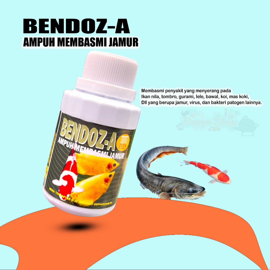 BENDOZ-A isi 100 ml Ampuh Membasmi Jamur pada Ikan-OBAT JAMUR PADA IKAN