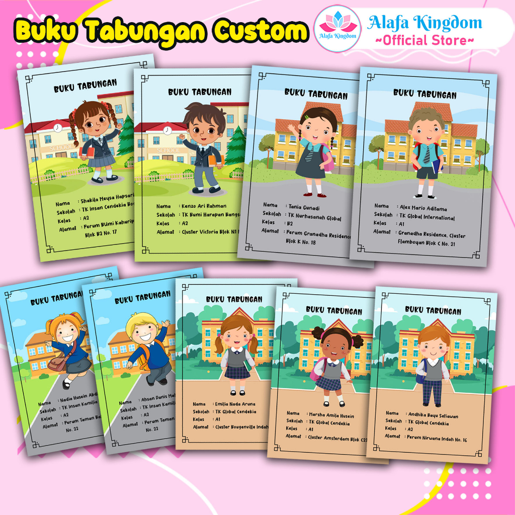 

Alafakingdom Buku Tabungan Custom Kode 71-79