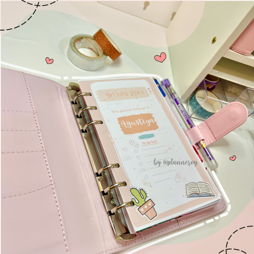 

GIRL HAS STORY MONTHLY 1 TAHUN + FINANCE LOOSE LEAF BINDER