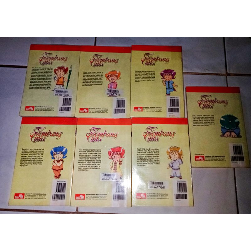 Komik Tembang Cinta 1-7 Preloved