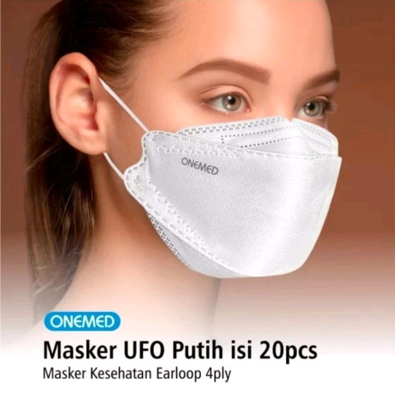 Masker Dewasa KF94 3D EVO 4ply Medis (1kotak isi 20pcs) - ONEMED UFO