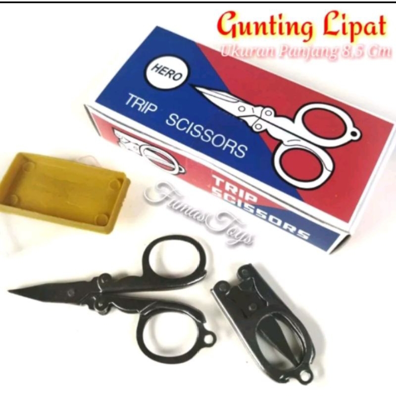 

Scissor Gunting Lipat Ukuran Kecil Souvernir Gunting Lipat Mini Alat Potong Gunting Ukuran Kecil