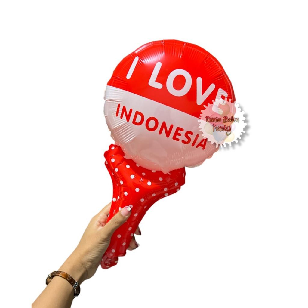 Balon Foil Pentungan HUT RI / Balon DIRGAHAYU RI Merah Putih