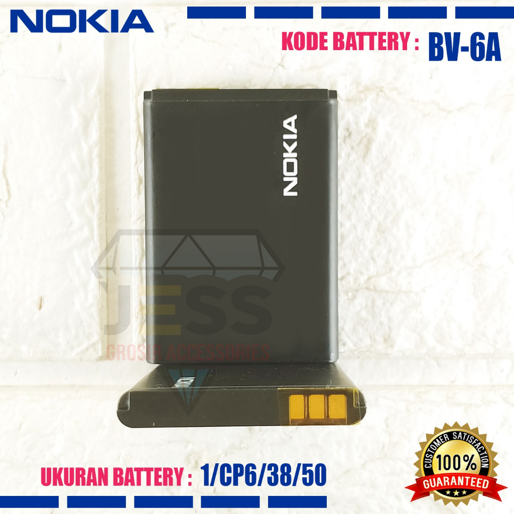 Baterai Battery Original ERRLY BV6A BV-6A For Type NOKIA Pisang 8110 4G Lte Reborn 2019 TA-1048 TA-1059 TA-1067 TA-1071 TA-107 &amp; Nokia 2720 Flip 2720V TA-1168 TA-1170 TA-1295