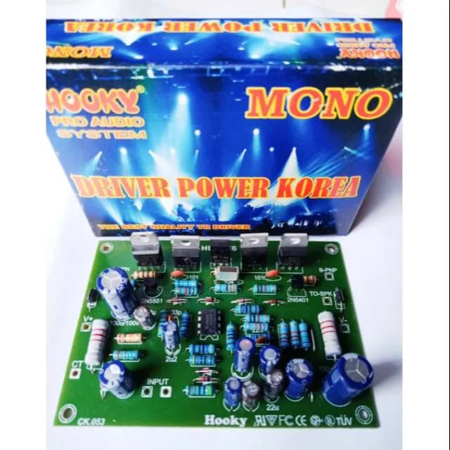 Kit driver power amplifier 750 W korea apex B500 mono by hokky