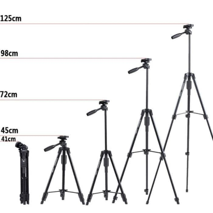 TRIPOD KAMERA DSLR UNTENG TRIPOT HP DAN KAMERA CANON PAKAI REMOT TONGSIS HANDPHONE BLUETOOTH JS110