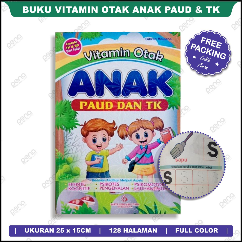 Buku Anak Dunia Anak / Vitamin Otak Anak Paud TK