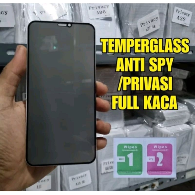 Tempered glass SPY KACA / Privasi KACA Xiaomi / Redmi All Type