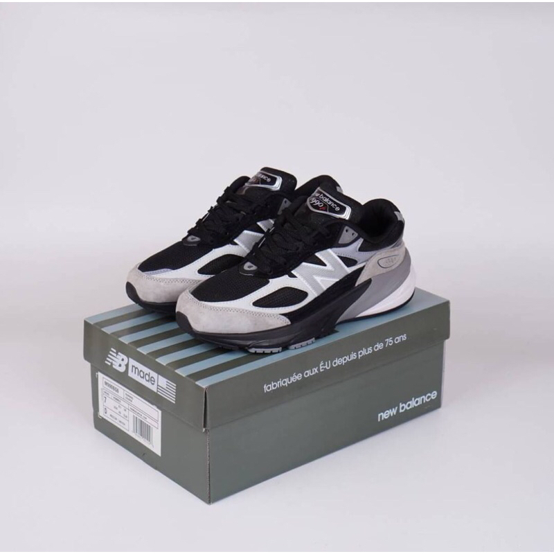 Sepatu Sneakers NB 990 V6 Carbon Grey Black 100% bnib Authentic