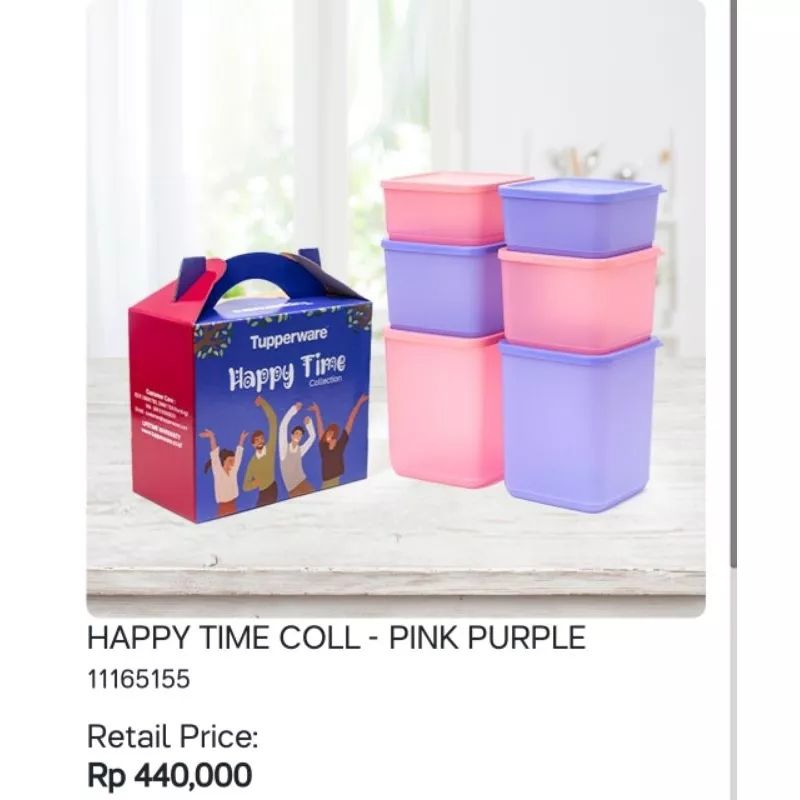 Happy Time Collection with gift box toples kado mewah